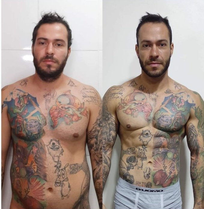 Resultado de aluno em 12 semanas